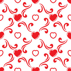 Valentines day seamless pattern