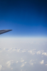 The sky above the clouds