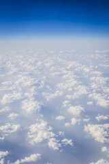 Fototapeta na wymiar The sky above the clouds