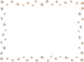 足跡　フレーム