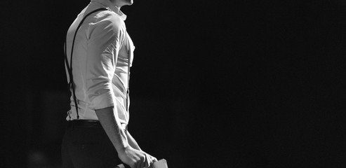 Man on Stage