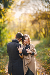 Fototapeta premium couple in the park