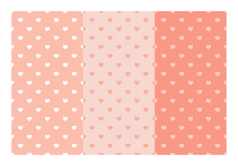 hearts seamless pattern design