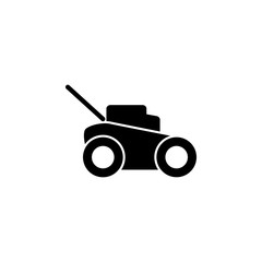 lawn mower icon. Element of farming and garden icons. Premium quality graphic design icon. Signs, outline symbols collection icon for websites, web design, mobile app