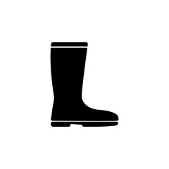 rubber boot icon. Element of farming and garden icons. Premium quality graphic design icon. Signs, outline symbols collection icon for websites, web design, mobile app