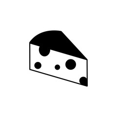 piece of cheese icon. Element of farming and garden icons. Premium quality graphic design icon. Signs, outline symbols collection icon for websites, web design, mobile app