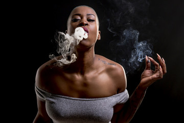 african female smoking © Alexander Mazzei 