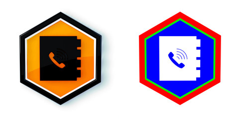 Ikona sześciobok 3D sześciokąt