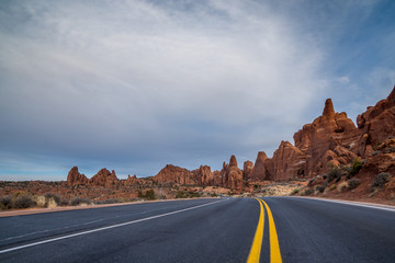 Desert southwest roadway