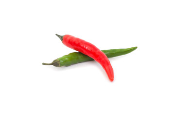 Chili pepper isolated on white