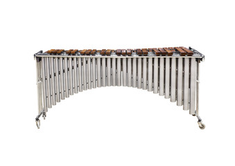 Marimba isolated on white background