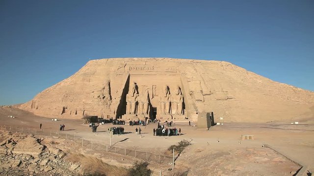 The Great Temple Of Ramesses Ii; Abu Simbel, Nubian Monument Temples; Abu Simbel, Nubia, Egypt