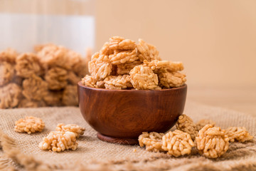 salted crispy rice