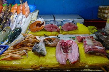 Fish market in Manila, Philippines