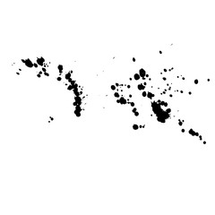 Ink vector brush drops. Vector illustration. Grunge hand drawn watercolor texture. Space for text.