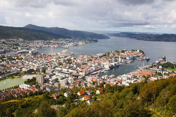 Bergen city