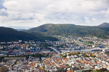 Fototapeta na wymiar Bergen city