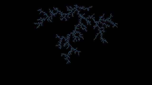 Slime mold 3D animation