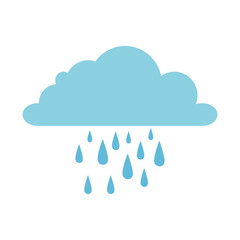 weather cloud rainy icon vector illustration design