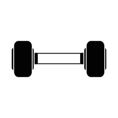 weight lifting gym device vector illustration design