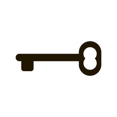 Keys icons , isolated. Closing and opening door. Sign and symbol . Locking and unlocking door vintage key pictogram, vector illustration.