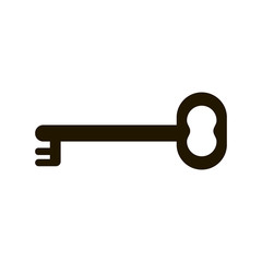 Keys icons , isolated. Closing and opening door. Sign and symbol . Locking and unlocking door vintage key pictogram, vector illustration.