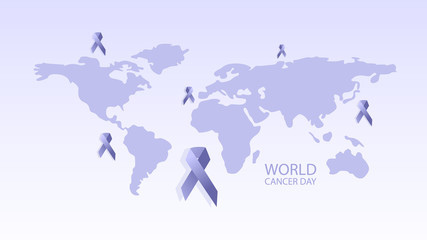 Obraz na płótnie Canvas World cancer day.