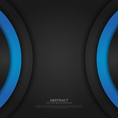 abstract circle angle arrow overlap vector background on space for text and message artwork design