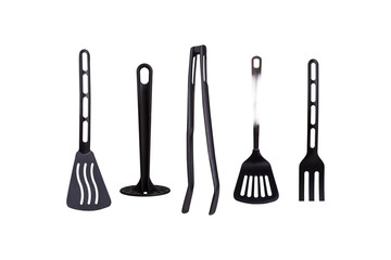 Black Plastic Kitchen Tools