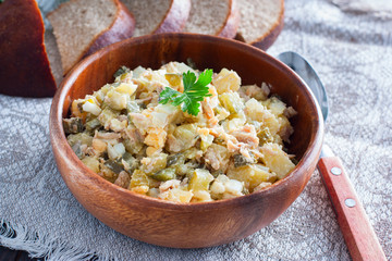 Winter Russian salad 