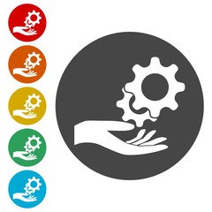 Service Icon, Business Concept , Gears icon