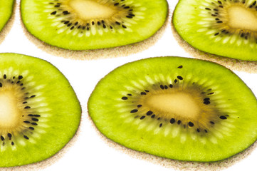 Fresh kiwi fruit slice  actinide