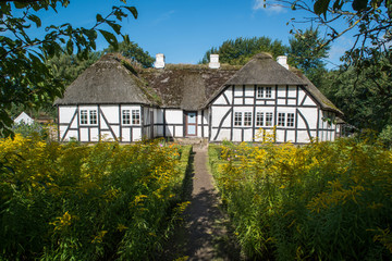 Old half timbered house at the open air museum