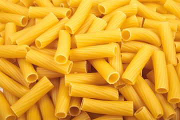 Background of Rigatoni italian pasta