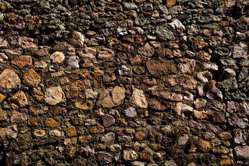 Small Stone wall in castle