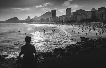 Crédence de cuisine en verre imprimé Copacabana, Rio de Janeiro, Brésil Fine Art Copacabana Rio de Janeiro, Brazil
