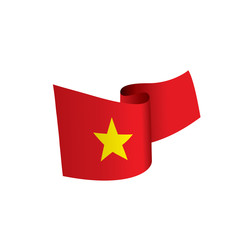 Vietnam flag, vector illustration