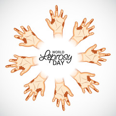 Fototapeta premium World Leprosy Day