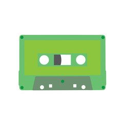 Old cassette media icon vector illustration graphic design