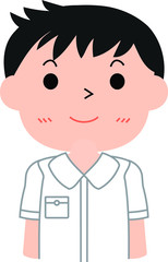 Men's Naughty student Japanese stand.eps