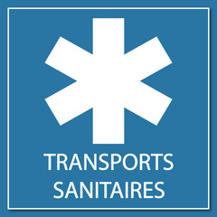 Logo transports sanitaires.