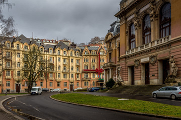 Naklejka premium Karlovy Vary - Czech Republic