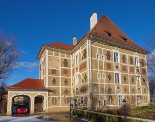 Das Renaissanceschloss Farrach bei Zeltweg / Steiermark / Österreich