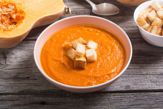 Pumpkin cream soup