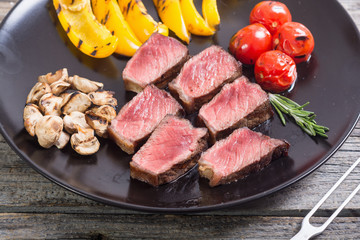 Grilled New York steak