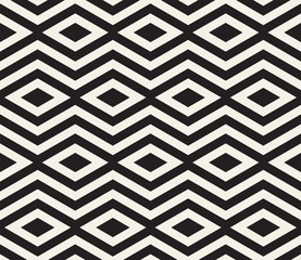 Vector seamless pattern. Modern stylish abstract texture. Repeating geometric tiling from striped elements