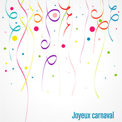 carte carnaval fête