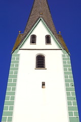 Turm Pfarrkirche Mariä Schmerzen in FINNING ( bei LANDSBERG ) 