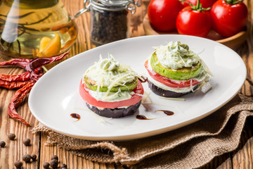 healthy food beautiful and tasty food on a plate