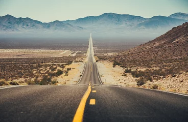 Fototapeten Klassische Highway-Szene im amerikanischen Westen, USA © JFL Photography